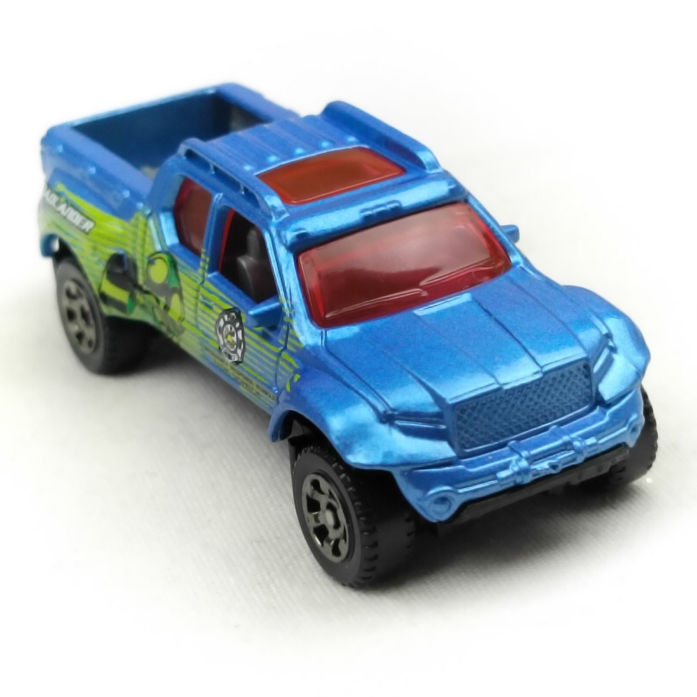 Matchbox Badlander 2007 Mattel Truck Diecast Car Blue Green Graphics